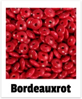 Linsen bordeauxrot